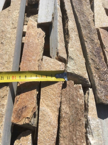 Горбушка златолит золотистый для облицовки купить в Нижнекамске