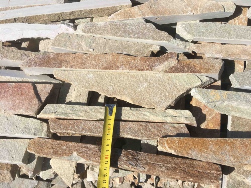 Горбушка златолит золотистый для облицовки купить в Нижнекамске