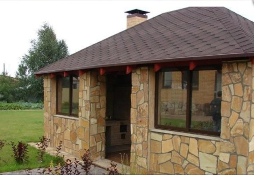 Плитняк златолит жёлтый золотистый для фасада 1,5-3см купить в Нижнекамске