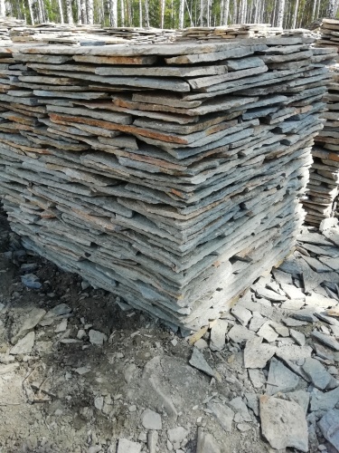 Плитняк златолит Уральский для цоколя, отмостки купить в Нижнекамске